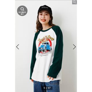 ロデオクラウンズワイドボウル(RODEO CROWNS WIDE BOWL)の新品　ロデオクラウンズ　Tiger Drag RaceラグランL/STシャツ (Tシャツ(長袖/七分))