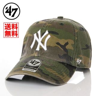フォーティセブン(47 Brand)の【新品】47BRAND キャップ NY ヤンキース 帽子 迷彩メンズ レディース(キャップ)