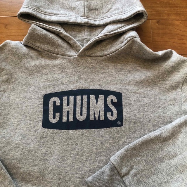 CHUMS(チャムス)のCHUMS 裏起毛パーカーワンピース グレー Mサイズ レディースのトップス(パーカー)の商品写真