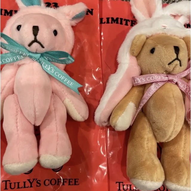 TULLY'S COFFEE(タリーズコーヒー)のタリーズコーヒー　干支テディ　ベアフル　うさぎ エンタメ/ホビーのおもちゃ/ぬいぐるみ(キャラクターグッズ)の商品写真