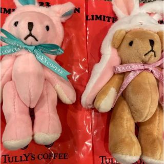 タリーズコーヒー(TULLY'S COFFEE)のタリーズコーヒー　干支テディ　ベアフル　うさぎ(キャラクターグッズ)