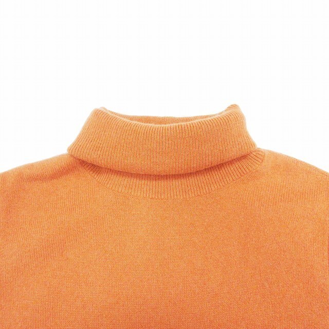 フォクシー ブティック カシミヤ100% ノースリーブ ニット タートルネック