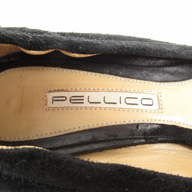 PELLICO(ペリーコ)のペリーコ PELLICO スエード レザー バレエ パンプス ラウンドトゥ レディースの靴/シューズ(ハイヒール/パンプス)の商品写真