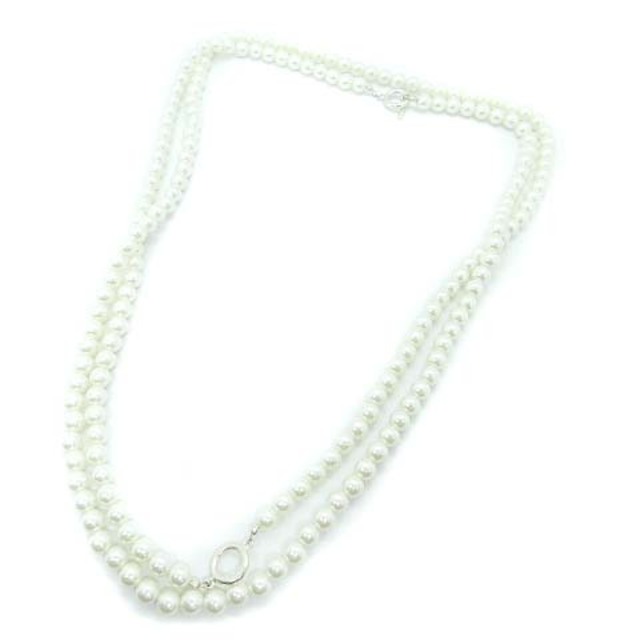 メンズAmeri UND 2WAY LONG PEARL NECKLACE 新品