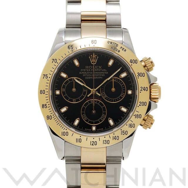 ROLEX - 中古 ロレックス ROLEX 116523 P番(2001年頃製造) ブラック メンズ 腕時計