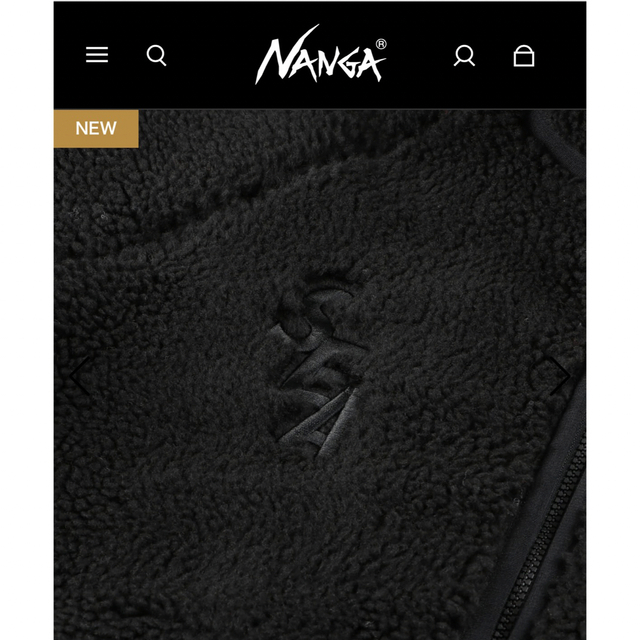 WIND AND SEA - WIND AND SEA x NANGA BOA FLEECE JACKETの通販 by