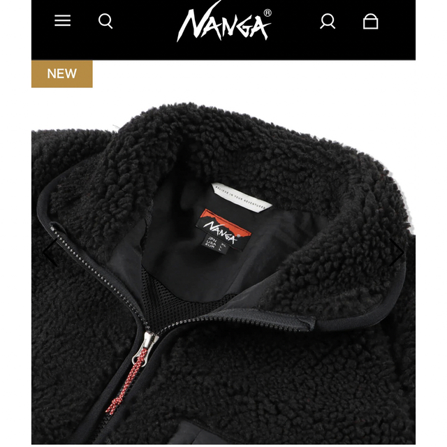 WIND AND SEA - WIND AND SEA x NANGA BOA FLEECE JACKETの通販 by