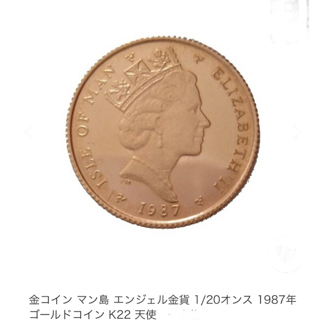 マン島エンゼル金貨 1/10オンス 1987年 | pru.edu.ng