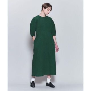 新品未使用6 ROKU COTTON EMBOSS DRESS/ワンピース