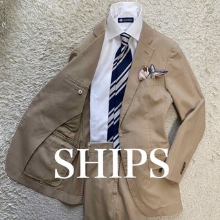 シップス SHIPS スーツ セットアップ44 ウール モヘヤ カノニコ生地