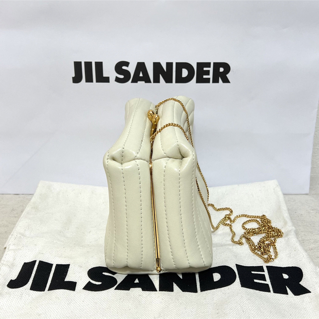 斜めがけ★新品★JIL SANDER GOJI SOFT MINI BAG 白 ホワイト