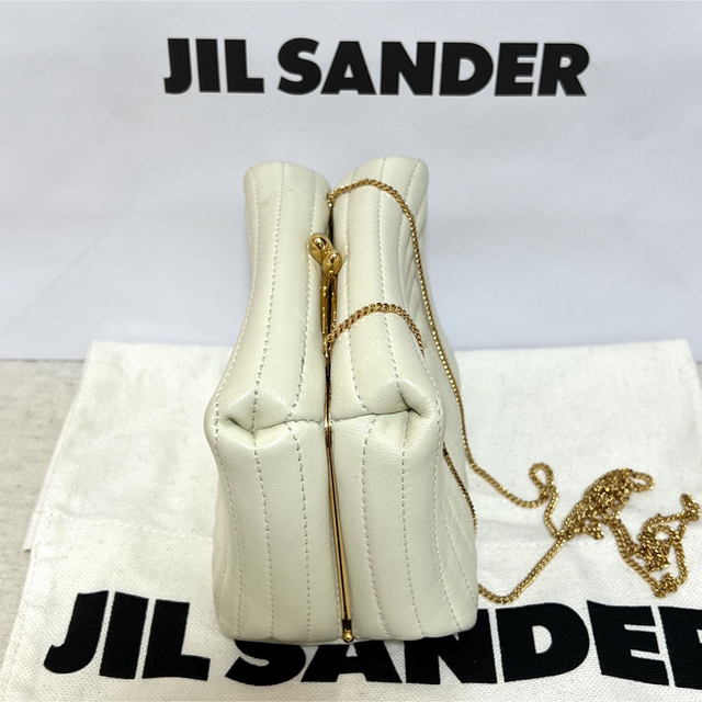 ★新品★JIL SANDER GOJI SOFT MINI BAG 白 ホワイト ★新品★JIL SANDER GOJI SOFT MINI BAG 白 ホワイト