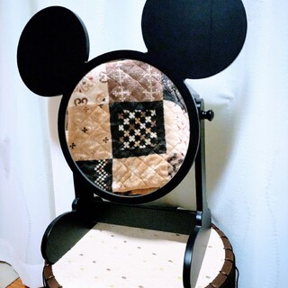 ディズニー(Disney)のミッキーマウス型のかわいい鏡台 ねずみ型 ディズニー好きさんに レア？(ドレッサー/鏡台)