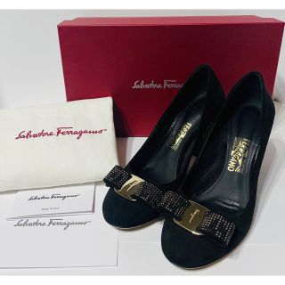Salvatore Ferragamo - フェラガモ パンプス レオパード ストーン