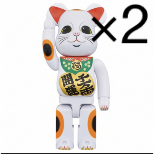 ◎2体セット◎ BE@RBRICK 招き猫 開運・千万両 400%