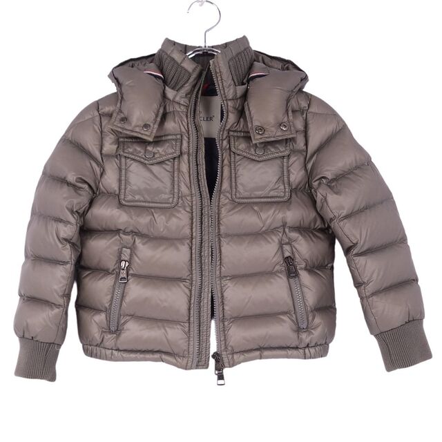 MONCLER(モンクレール)のモンクレール MONCLER ジャケット ダウンジャケット フード付き ナイロン アウター キッズ 116/6 グレー メンズのジャケット/アウター(その他)の商品写真