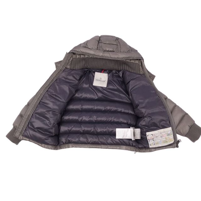 MONCLER(モンクレール)のモンクレール MONCLER ジャケット ダウンジャケット フード付き ナイロン アウター キッズ 116/6 グレー メンズのジャケット/アウター(その他)の商品写真