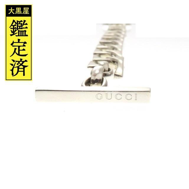 グッチ フラットリンクブレスレット シルバー(SV925) 31.0g【430