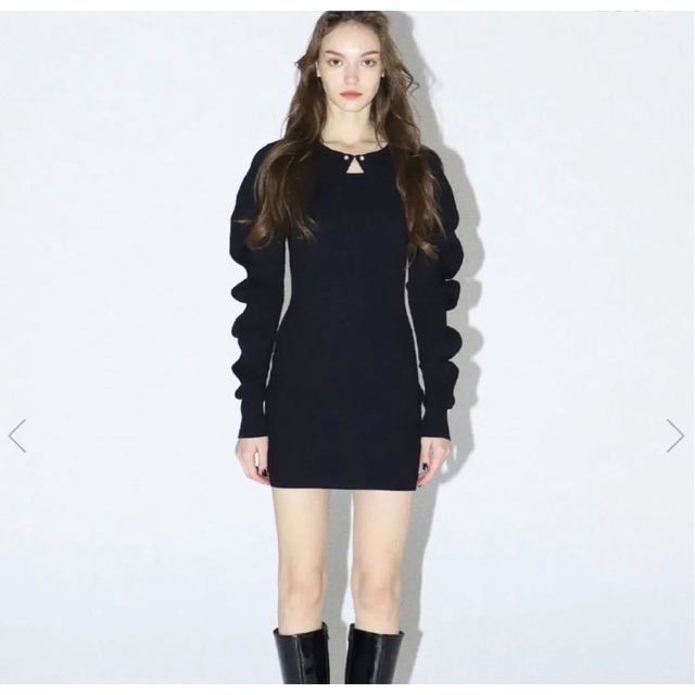 Bubbles(バブルス)のmelt the lady curve arm onepiece レディースのワンピース(ミニワンピース)の商品写真