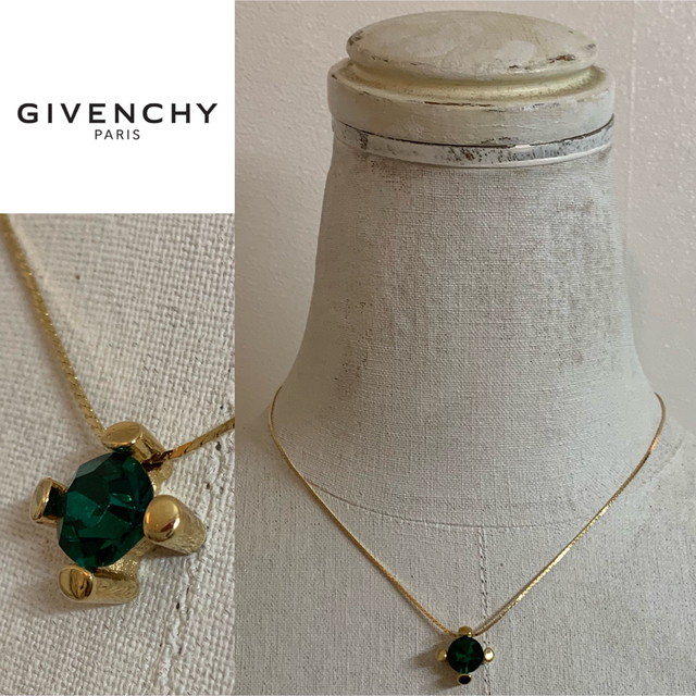 GIVENCHY(ジバンシィ)のGIVENCHY PARIS VINTAGE 80s装飾トップチェーンネックレス レディースのアクセサリー(ネックレス)の商品写真