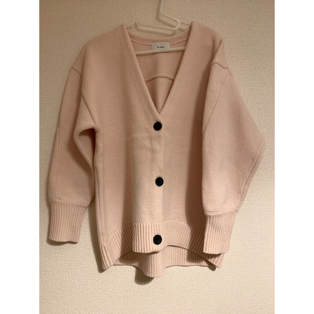 CLANE×田中みな実VNECK BACK LONG KNIT CARDIGAN