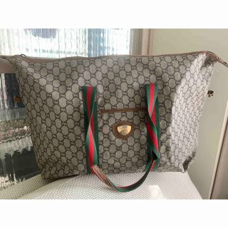 グッチ(Gucci)のひまわりSHOP様専用 Gucci ヴィンテージ トート ボストンバッグ (ボストンバッグ)