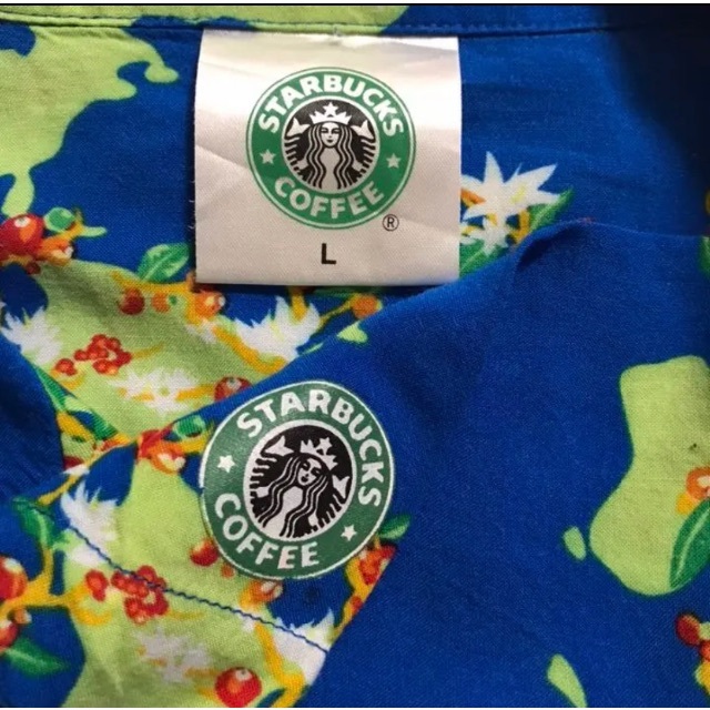 Starbucks(スターバックス)のSTARBUCKS COFFEE  アロハシャツ(2006) メンズのトップス(シャツ)の商品写真