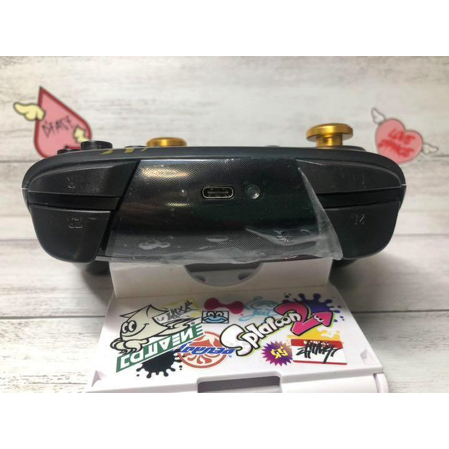 【超人気カラー&LEDカスタム】switch pro モンハン完動品超美品 5