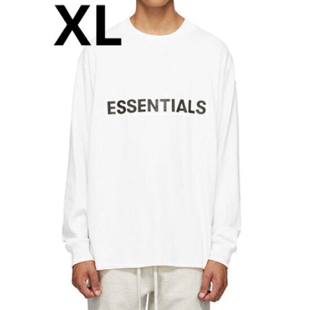 エッセンシャルズ FOG ESSENTIALS ロンT 白 / XL - Tシャツ/カットソー