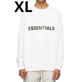 フィアオブゴッド(FEAR OF GOD)のエッセンシャルズ FOG ESSENTIALS ロンT 白 / XL(Tシャツ/カットソー(七分/長袖))