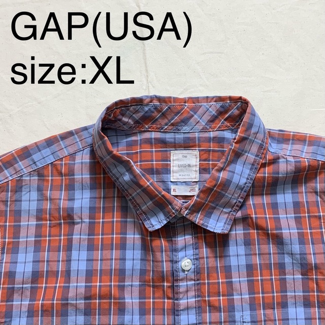 GAP(ギャップ)のGAP(USA)ビンテージコットンQSチェックシャツ メンズのトップス(シャツ)の商品写真