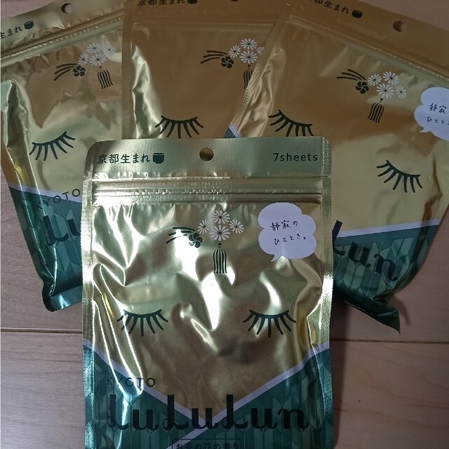 ルルルンフェイスパック 京都生まれお茶の花の香り7枚入り4袋
