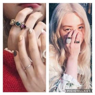 Gucci - GUCCI キャットヘッド ビジュー リング 佐々木茜 マルチ
