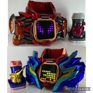 バンダイ(BANDAI)のDX ベイルドライバー & デストリームドライバーユニット 劇中風塗装(特撮)