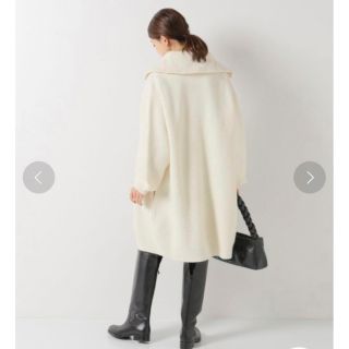 IENA Hamilton ビッグカラーニットコート