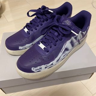 ナイキ(NIKE)のNIKE エアフォース1 Purple Skeleton27㎝(スニーカー)