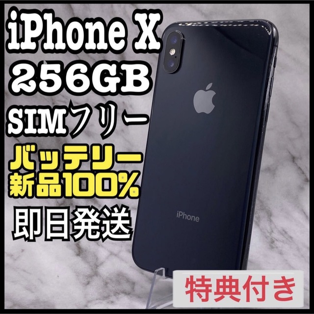 iPhone X Space Gray 256 GB SIMフリー-