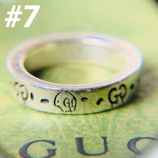 グッチ(Gucci)のGUCCI リング 指輪 グッチ gg ゴースト シルバー 925 リング(リング(指輪))