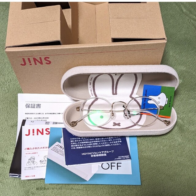 JINS(ジンズ)のJINS ミッフィー メガネ レディースのファッション小物(サングラス/メガネ)の商品写真