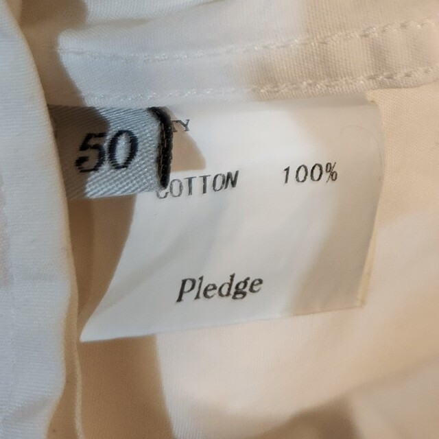 Pledge(プレッジ)のPledge シャツ　白シャツ　襟３種 メンズのトップス(シャツ)の商品写真