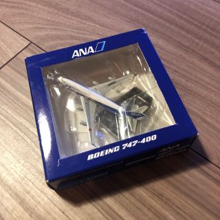 エーエヌエー(ゼンニッポンクウユ)(ANA(全日本空輸))の機内限定品ANA公式モデルプレーン　ボーイング747-400ダイキャスト(航空機)