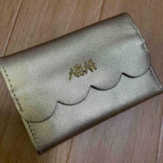 アーカー(AHKAH)の新品未使用♡AHKAH シャンパンゴールド コンパクト財布♡(財布)