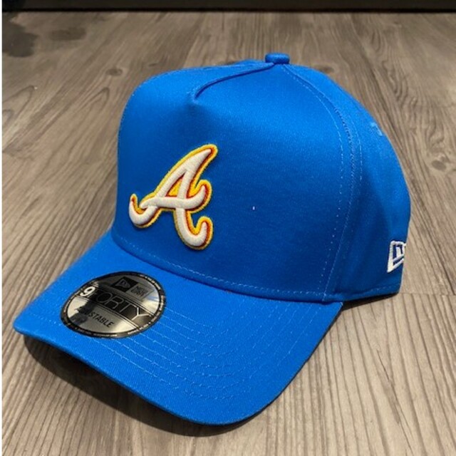 Newera 9forty アトランタブレーブス スナップバックキャップ ブルー