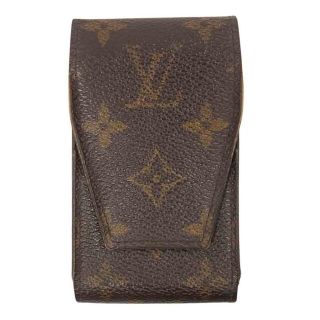 ルイヴィトン(LOUIS VUITTON)のLOUIS VUITTON ルイ・ヴィトン M63024 モノグラム エテュイ シガレットケース ブラウン系【中古】(その他)