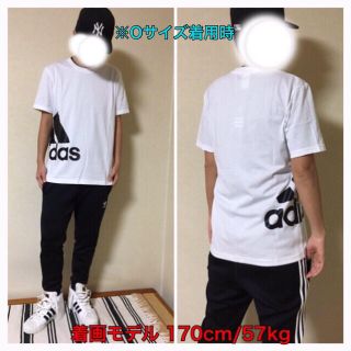 アディダス(adidas)の■新品★アディダス adidas ビッグロゴ Tシャツ 白O■(Tシャツ/カットソー(半袖/袖なし))