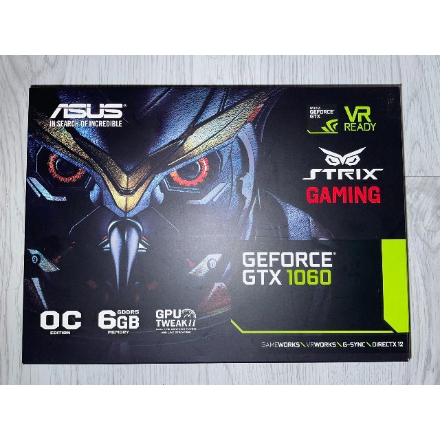 ASUS STRIX-GTX1060-DC2O6G(しおんさん専用) PC/タブレット PC/タブレット