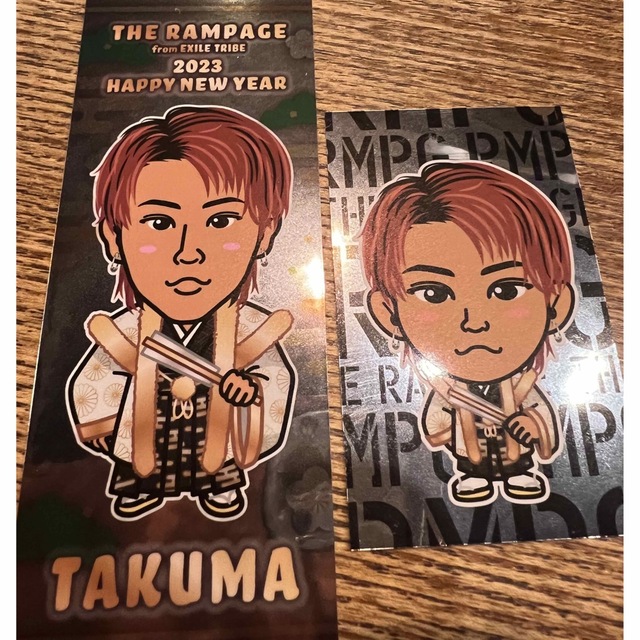 THE RAMPAGE おばあちゃん 後藤拓磨 千社札 THE RAMPAGE おばあちゃん 後藤拓磨 千社札