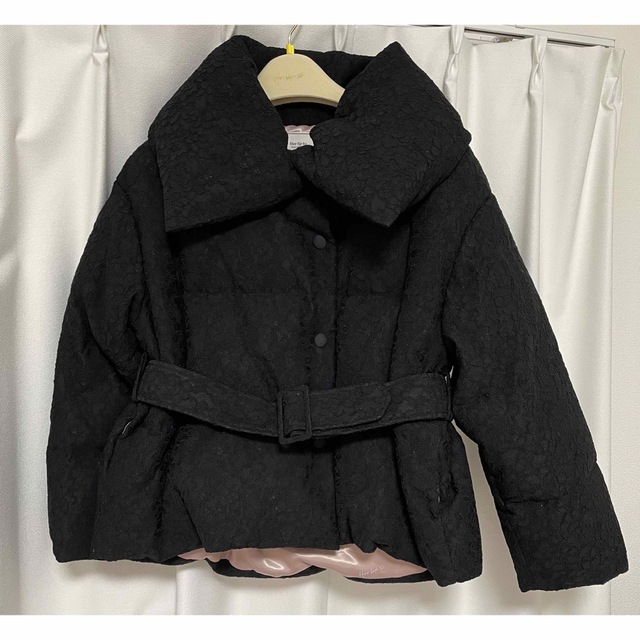 Her lip to(ハーリップトゥ)のherlipto Lace Shell Belted Down Jacket　S レディースのジャケット/アウター(ダウンジャケット)の商品写真