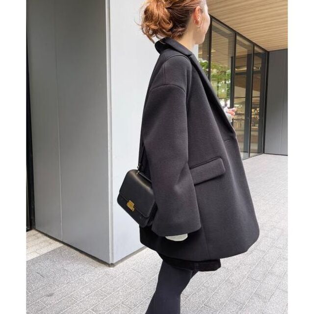 22AW Spick&Span W/Nyモッサジャケットライクコート 今期新作 レビュー