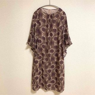 ANAYI - 新品タグ付き アナイ フラワープリントフリルスリーブ